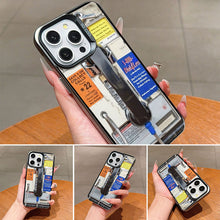Load image into Gallery viewer, Vintage Phone Booth Pattern Phone Cases