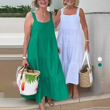 Load image into Gallery viewer, Slip Dress In Solid Color And Sleeveless