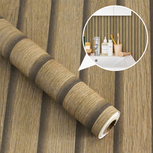 Load image into Gallery viewer, Simulation Wood Grain Self Adhesive Wallpaper