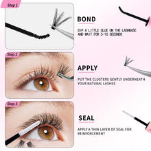 Load image into Gallery viewer, Natural Fluffy False Eyelash Extensions Set