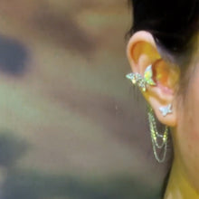 Load image into Gallery viewer, Butterfly Tassel Ear Clips