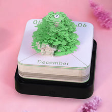 Load image into Gallery viewer, Tree House Paper Sculpture Calendar