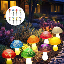 Load image into Gallery viewer, Solar-Powered Mushroom Garden Lights