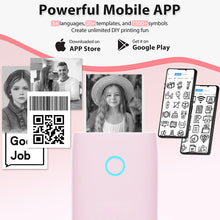 Load image into Gallery viewer, Mini Portable Thermal Printer