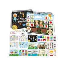Load image into Gallery viewer, Busy Book Preschool Learning Activities for Toddlers