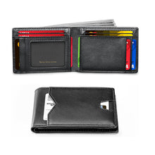 Load image into Gallery viewer, Men's Slim Wallet With RFID Blocking