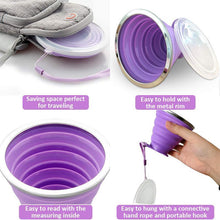 Load image into Gallery viewer, Silicone Collapsible Travel Cup