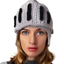 Load image into Gallery viewer, Knit Roman Knight Beanie Hat