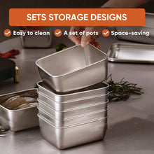 Load image into Gallery viewer, Stainless Steel Food Storage Container