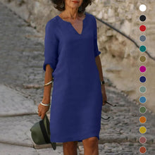 Load image into Gallery viewer, Women'S V-Neck Dress