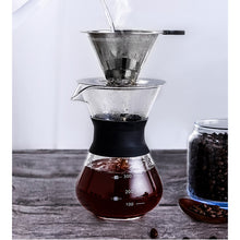 Load image into Gallery viewer, Stainless Steel Pour Over Drip Coffee Filter for Mason Jars