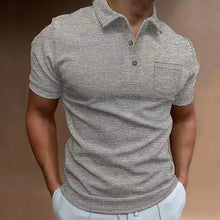 Load image into Gallery viewer, Men's Waffle Polo Shirt