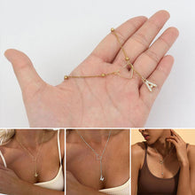 Load image into Gallery viewer, Letter Heart Design Pendant Necklace