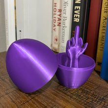 Load image into Gallery viewer, Funny 3D Printed Middle Finger Egg