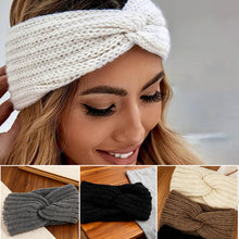 Load image into Gallery viewer, Hand-Knitted Warm Yarn Headband
