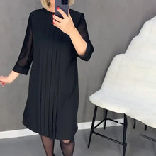 Load image into Gallery viewer, Straight Dress With Medium Length Sleeves