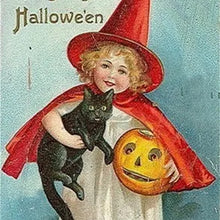 Load image into Gallery viewer, Vintage Halloween Postcard ( 24 pcs )