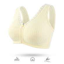 Load image into Gallery viewer, Women's Cotton Front Zipper Bra