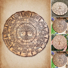 Load image into Gallery viewer, Wheel Of The Year Wood Sign
