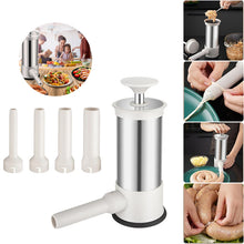 Load image into Gallery viewer, Sausage Stuffer with 4 Different Sizes Stuffing Tubes
