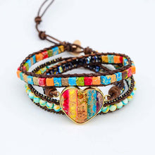 Load image into Gallery viewer, Spiritual Heart Chakra Wrap Bracelet