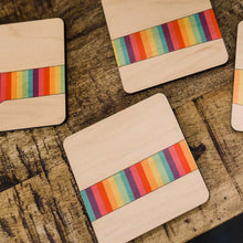Load image into Gallery viewer, Dachshund Wood Coaster Set