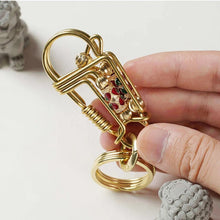 Load image into Gallery viewer, Stainless Brass Keychain