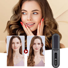 Load image into Gallery viewer, Cordless Hair Straightener Brush
