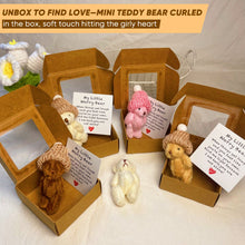 Load image into Gallery viewer, Handmade Mini Plush Teddy Bear in Box