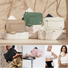 Load image into Gallery viewer, Women's Solid Color Nylon Zipper Wallet