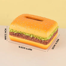 Load image into Gallery viewer, Charming Burger Tissue Box