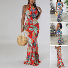 Load image into Gallery viewer, Casual Simplicity Floral Printing Dress