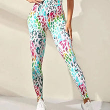 Load image into Gallery viewer, Colorful High Waist Yoga Pants
