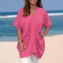 Load image into Gallery viewer, V Neck Draped Top