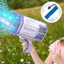 Load image into Gallery viewer, Bubble Machine Gun with 69 Holes And Colorful Lights