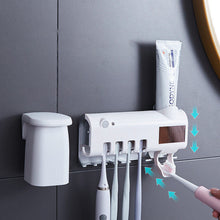 Load image into Gallery viewer, Smart UV Sterilizing Toothbrush Holder