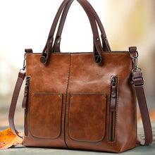 Load image into Gallery viewer, Ladies Vintage Leather Shoulder Bag