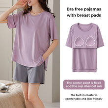 Load image into Gallery viewer, Women's Modal Short Sleeve Pajamas Set