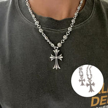 Load image into Gallery viewer, Gothic Cross Pendant Necklace