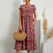 Load image into Gallery viewer, Ladies Loose Printed Summer Dress