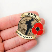 Load image into Gallery viewer, D-DAY 80th Anniversary Commemorative Badge
