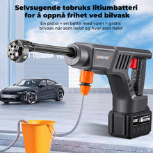 Load image into Gallery viewer, Bærbar batteridrevet høytrykksspyler