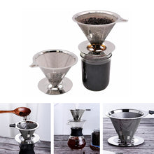Load image into Gallery viewer, Stainless Steel Pour Over Drip Coffee Filter for Mason Jars