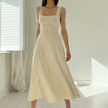 Load image into Gallery viewer, New Women's Thick Straps Midi Dress