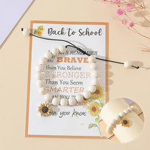 Load image into Gallery viewer, Sunflower Back to School Bracelet