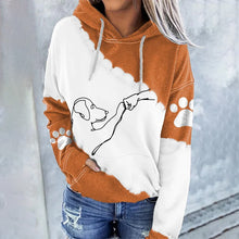 Load image into Gallery viewer, Dog High Five Print Hoodie