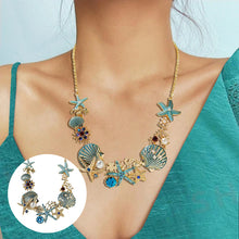 Load image into Gallery viewer, Shell Starfish Pearl Necklace