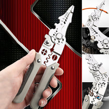 Load image into Gallery viewer, Multifunctional Wire Stripper Crimper Cable Cutter Pliers