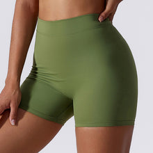 Load image into Gallery viewer, Sculpting V-Back Ruched Shorts