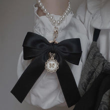 Load image into Gallery viewer, Cute Faux Pearl Decorated Wristlet Keychain